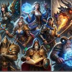 Image featuring the most played champions in League of Legends, showcasing diverse and popular characters.